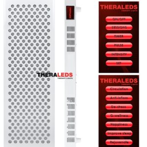 THERALEDS 1500 Watt Dual core Therapy lights touchscreen, app Six wavelengths,