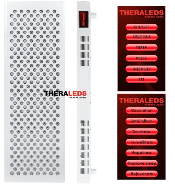 THERALEDS 900  Therapy lights  with touchscreen, app FIVE wavelengths Plused light and DIMMING - Image 2
