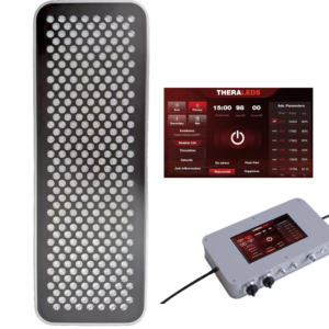 THERALEDS ULTRA-SLIM-LITE 300MAX - Red  and Infrared Therapy light of 2023, App-Controlled with Touch Screen system