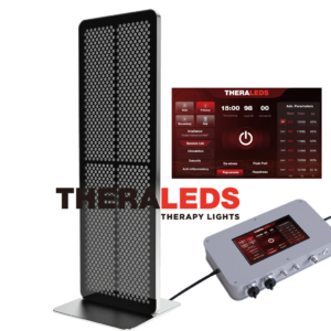 THERALEDS ULTRA-SLIM-TITAN 1200MAX – RED AND INFRARED THERAPY LIGHT OF 2023, APP-CONTROLLED WITH TOUCH SCREEN SYSTEM